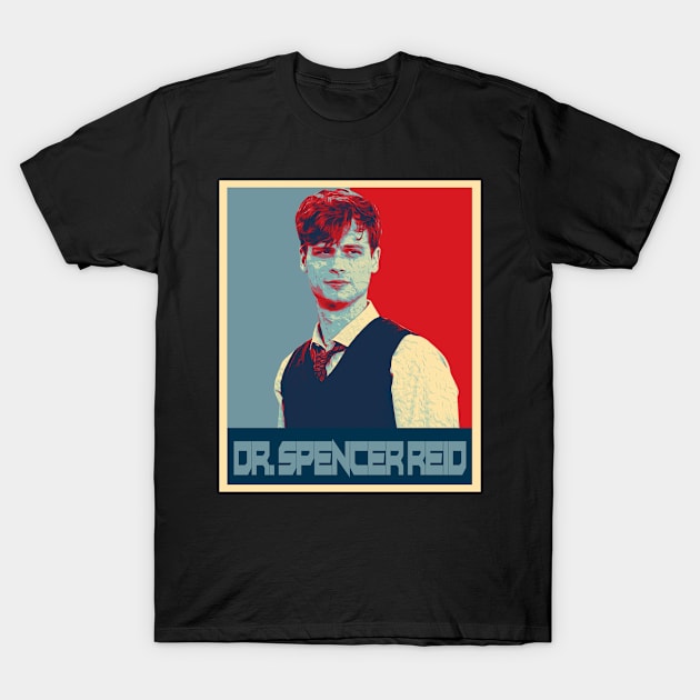 Criminal Minds - Dr. Spencer Reid T-Shirt by adriennfarkas